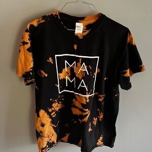 MAMA t-shirt women’s tee tie dye size medium